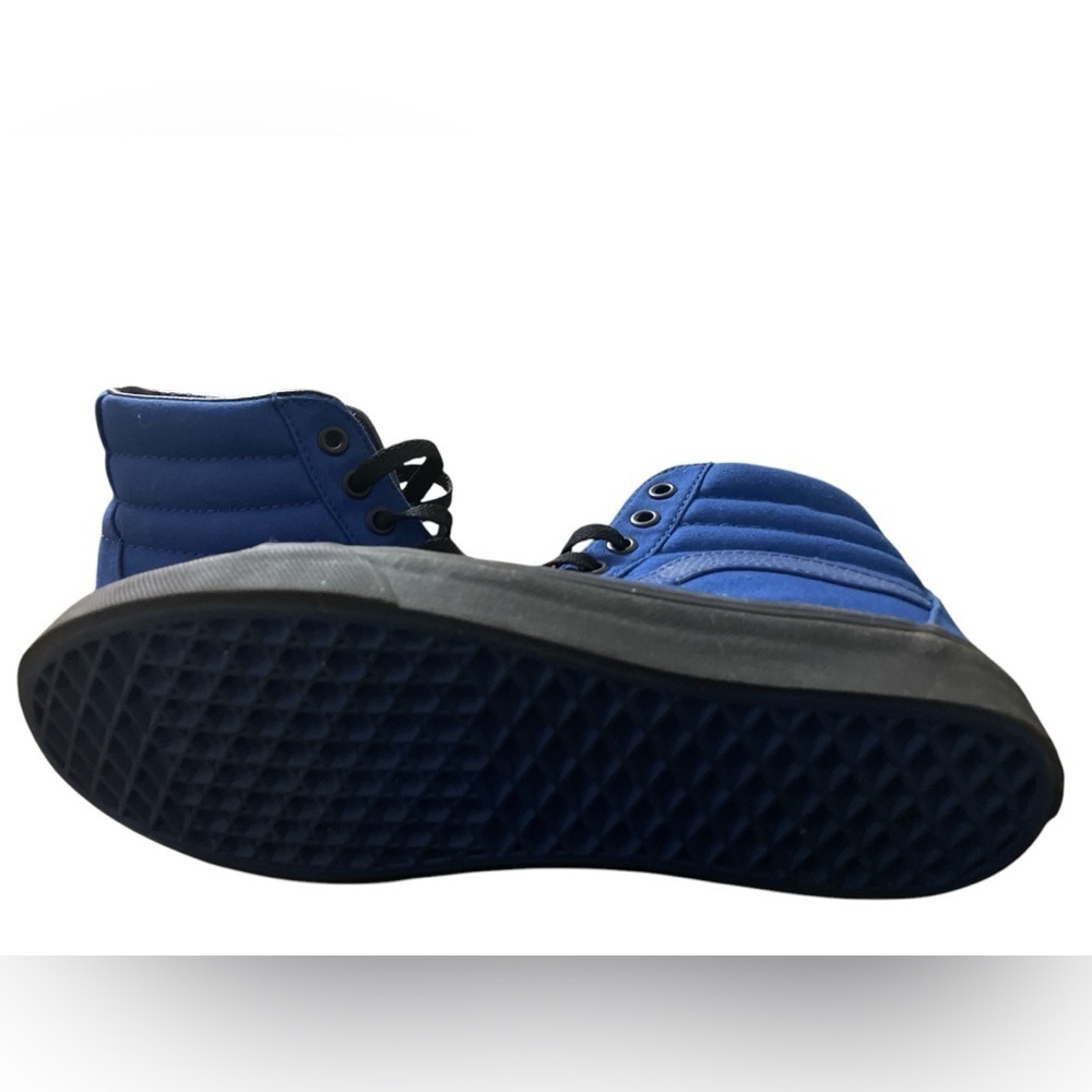 Vans Unisex Sk8-Hi True Blue Black Skate Shoe - Picture 5 of 6